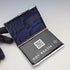 1898 British antique sterling silver double door card case 83g Charles Chesterman